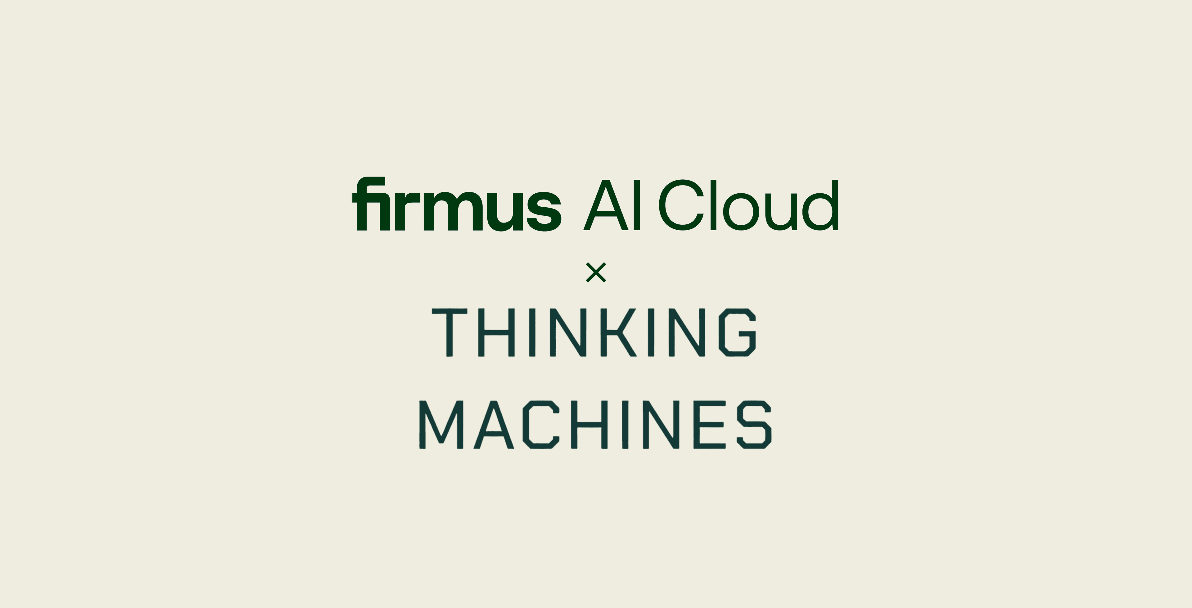 Accelerating Thinking Machines Lab’s frontier AI development